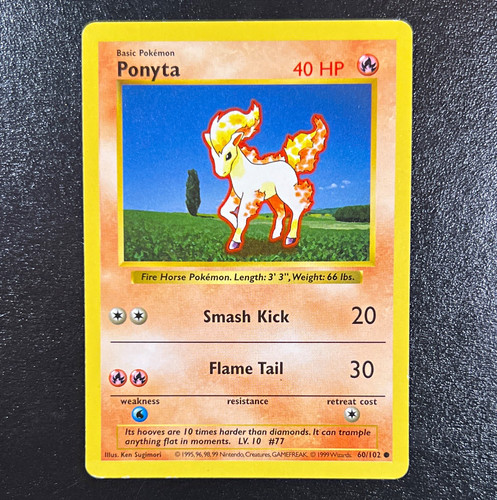 Pokémon ponyta 102 - pokémon, 60/102
