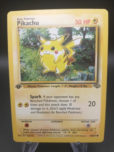 Pikachu 1ª edizione - pikachu,