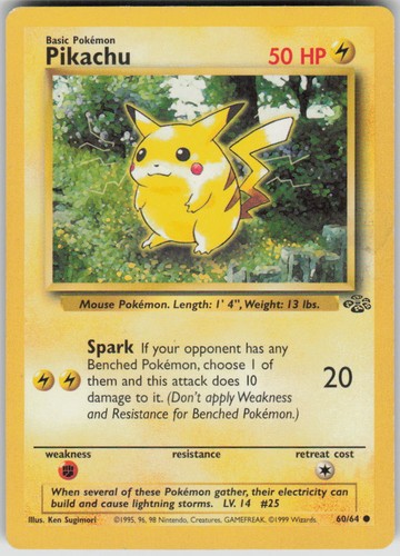 Pokemon pikachu giungla - pikachu,