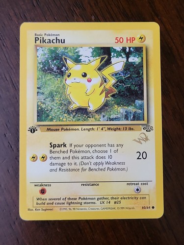 Pikachu stamp 60 - w-stamp, 60/64