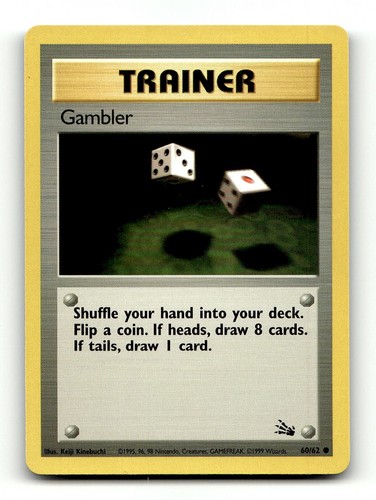 Gambler pokemon fossil - 60/62,
