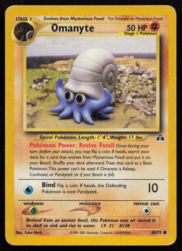 Pokemon omanyte mp - pokemon, lp