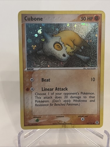 Pokémon cubone 112 rosso - 60/112,