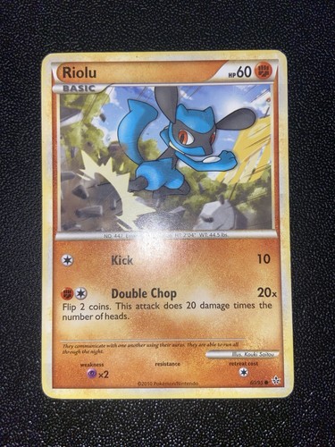 Riolu unleashed common - 60/95,