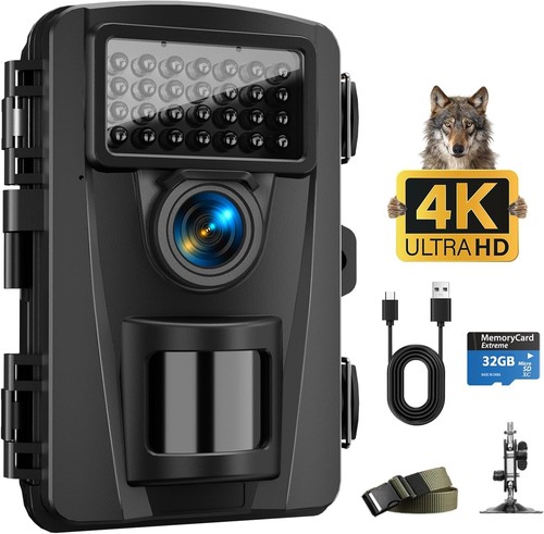 Fototrappola 60mp ip66 ir - 60mp,