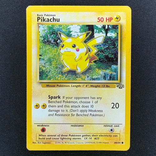 Pikachu common jungle - pikachu, 60/64